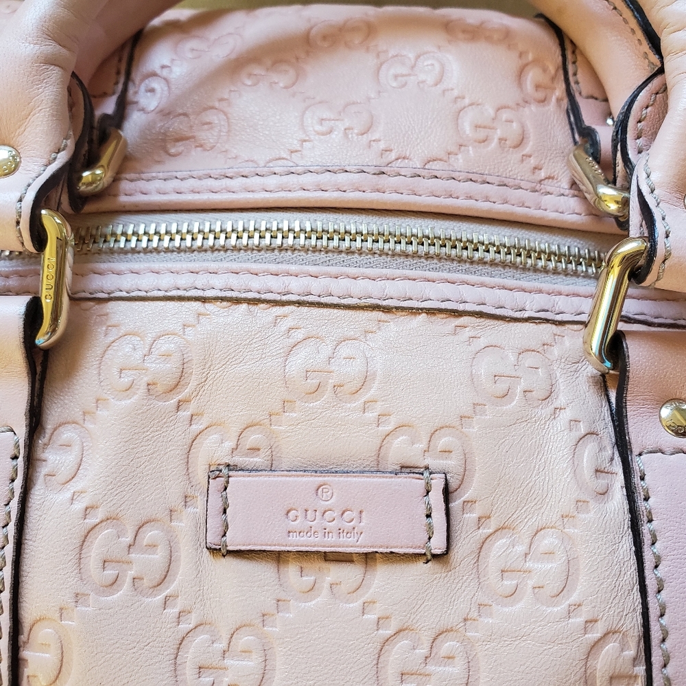 Pink GUCCI Boston Bag - Picture 6 of 8
